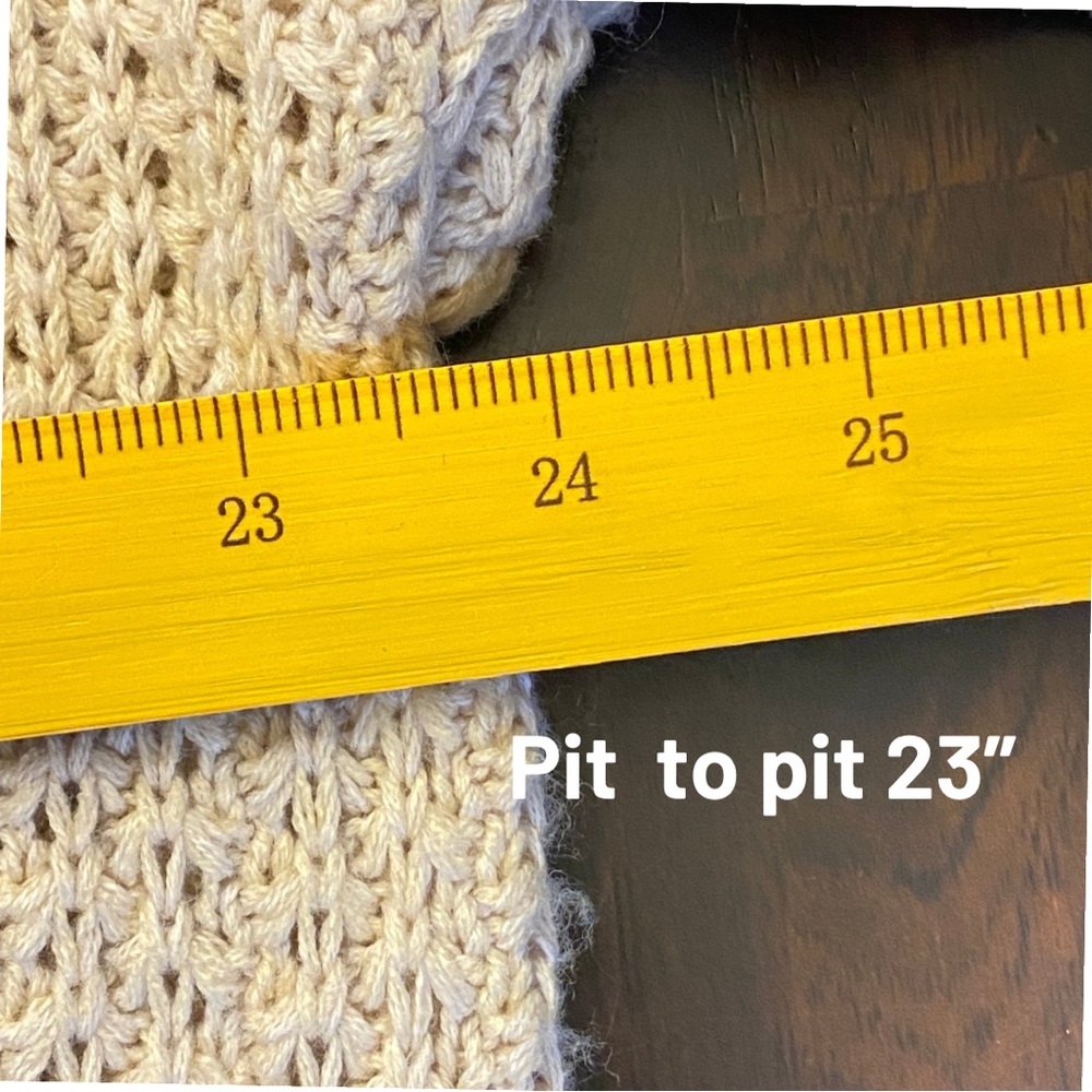 Universal Thread Cozy Beige Pullover - Size Large - Picture 5 of 11